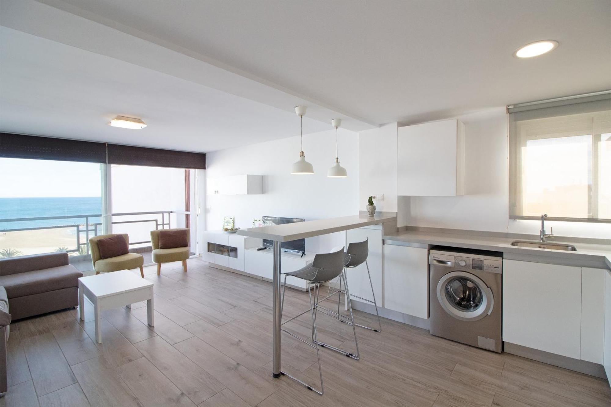 Global Properties, Apartamento Con Terraza E Increibles Vistas Al Mar Sagunto Exteriör bild