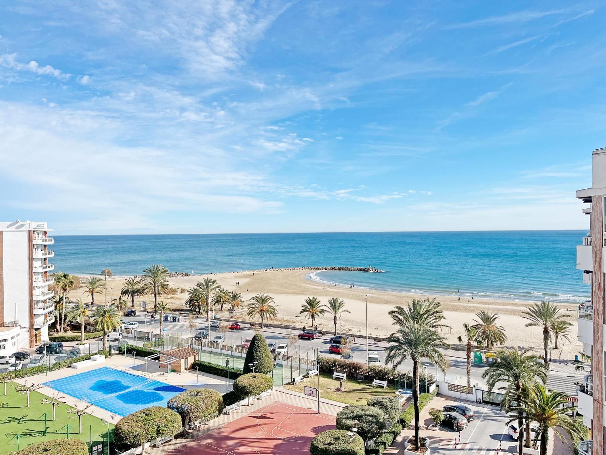 Global Properties, Apartamento Con Terraza E Increibles Vistas Al Mar Sagunto Exteriör bild